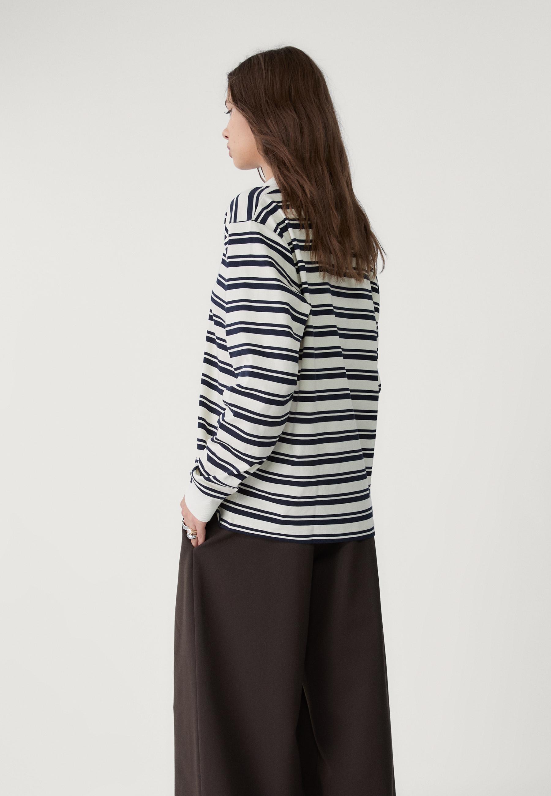 Striped oversize polo shirt - Women's fashion | Stradivarius Striped oversize polo shirt - Women's fashion | Stradivarius