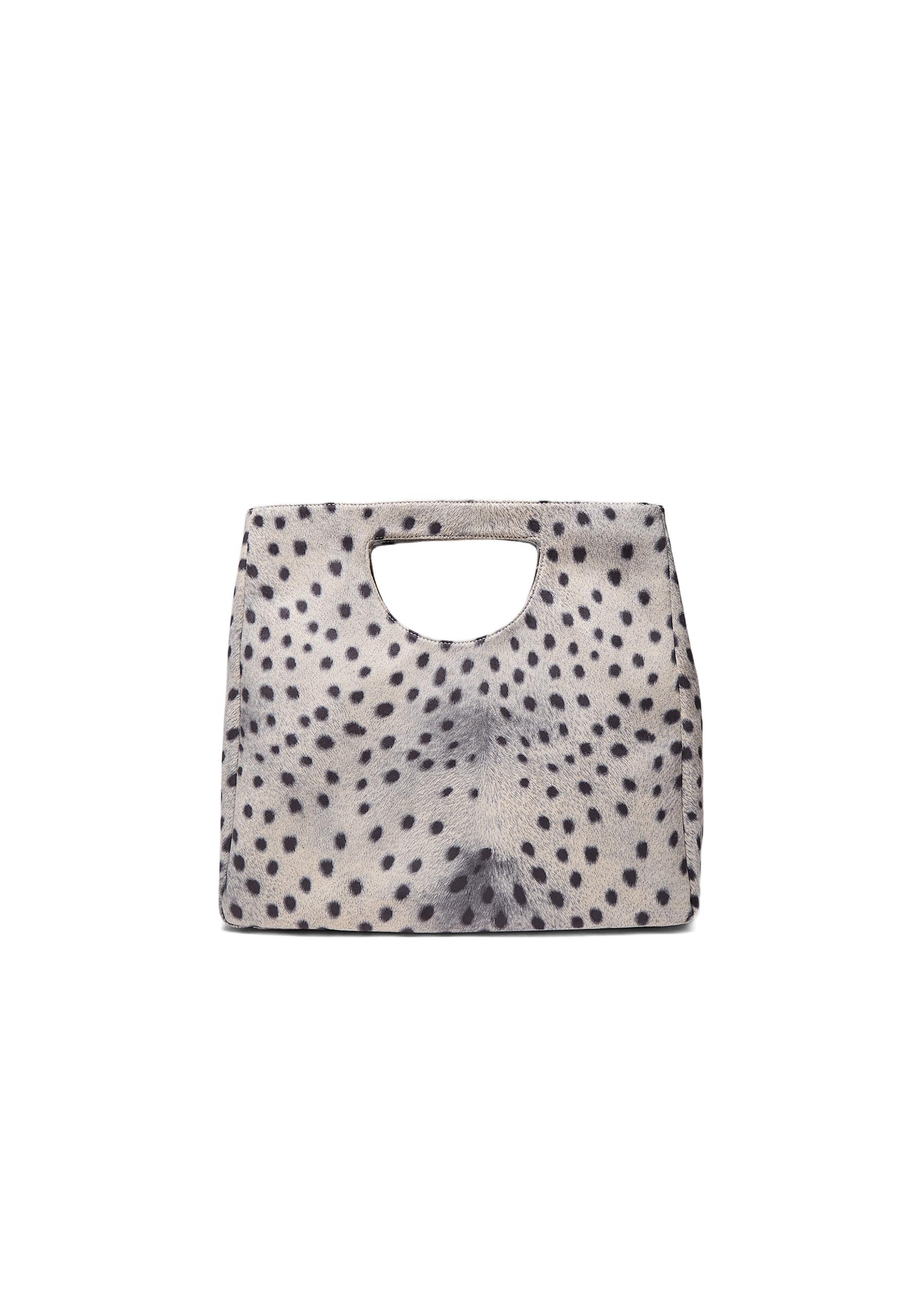 Square crossbody handbag — Ecru