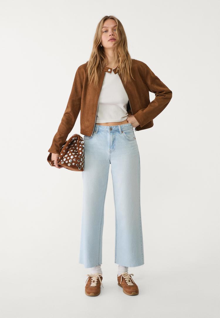 d96 jeans straight cropped