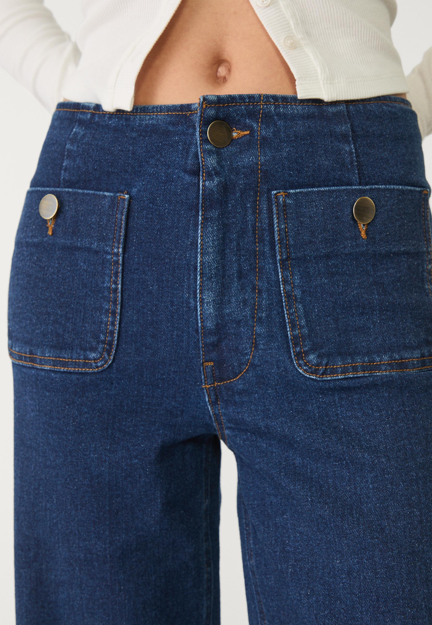 D77 minimal cepli jean - Görsel 8