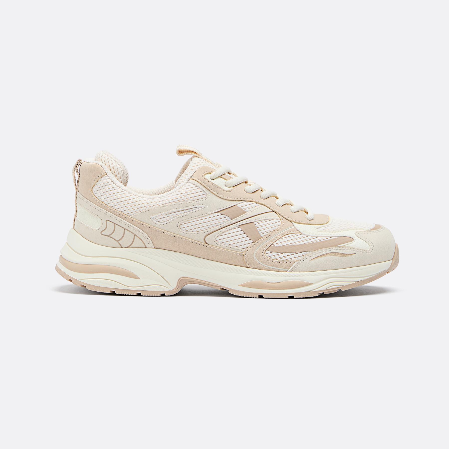 Trainers with detail — BEIGE