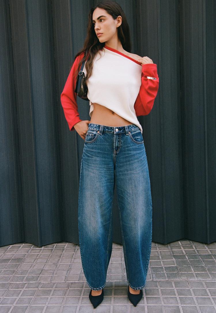 D80 Barrel fit jeans — MEDIUM DENIM WASH