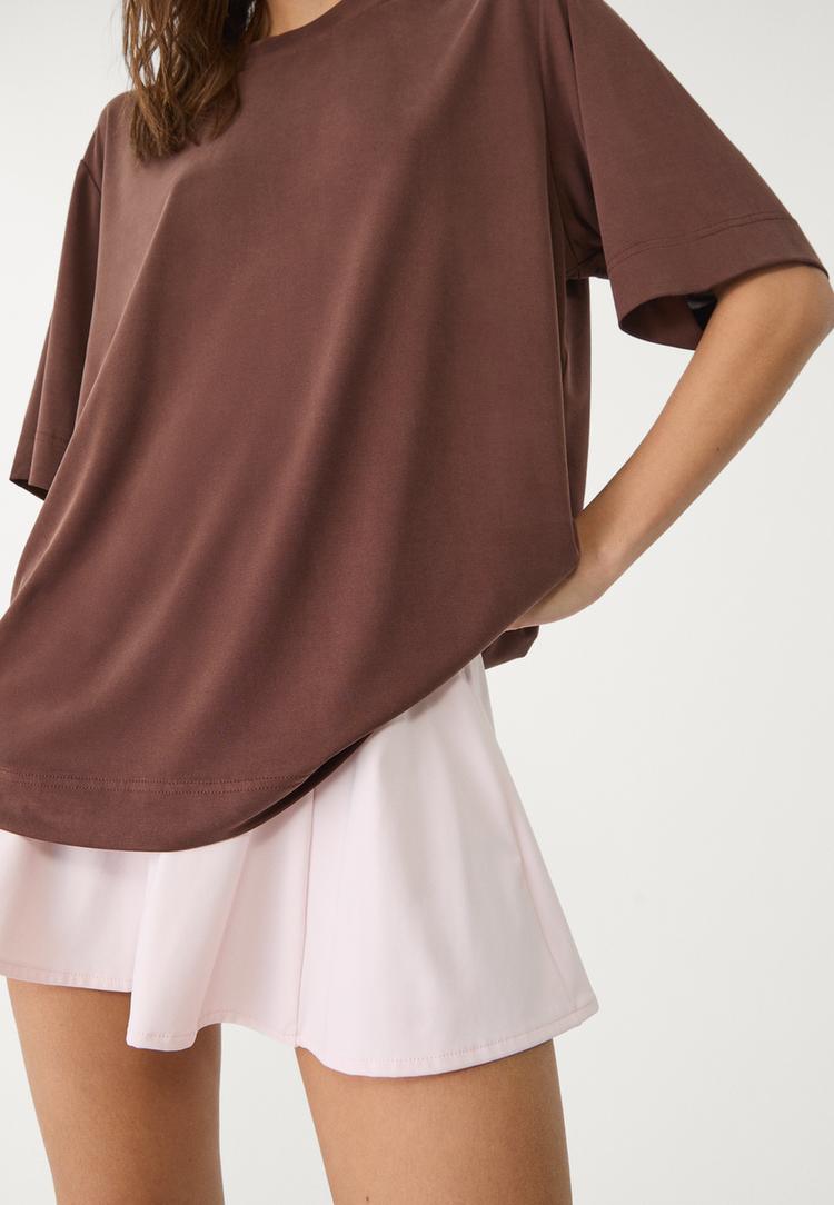 camiseta oversize tacto suave