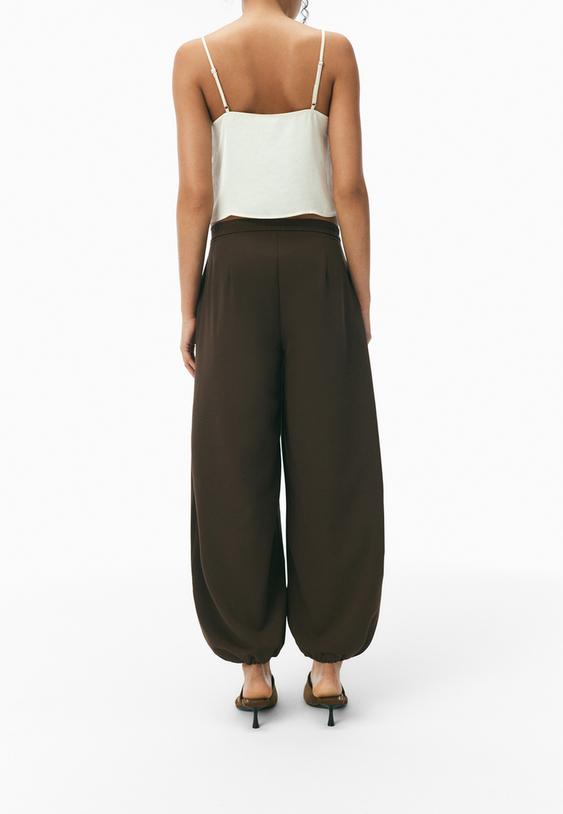 smart balloon fit trousers