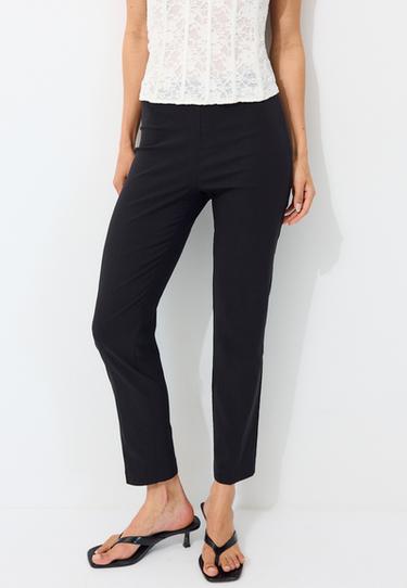 Bengaline cigarette trousers — Black 3