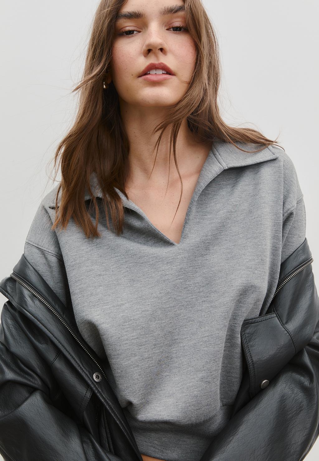 Yumuşak dokulu sweatshirt