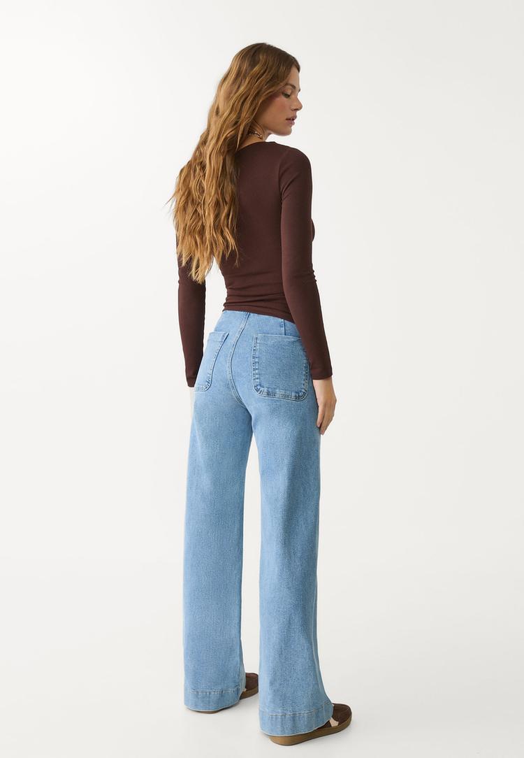 d77 jeans minimal bolsillos