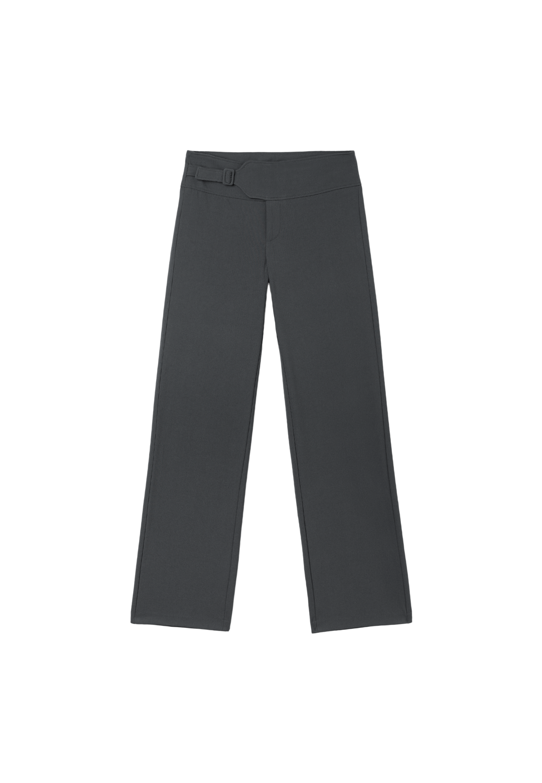 Stradivarius Toka detaylı straight fit pantolon