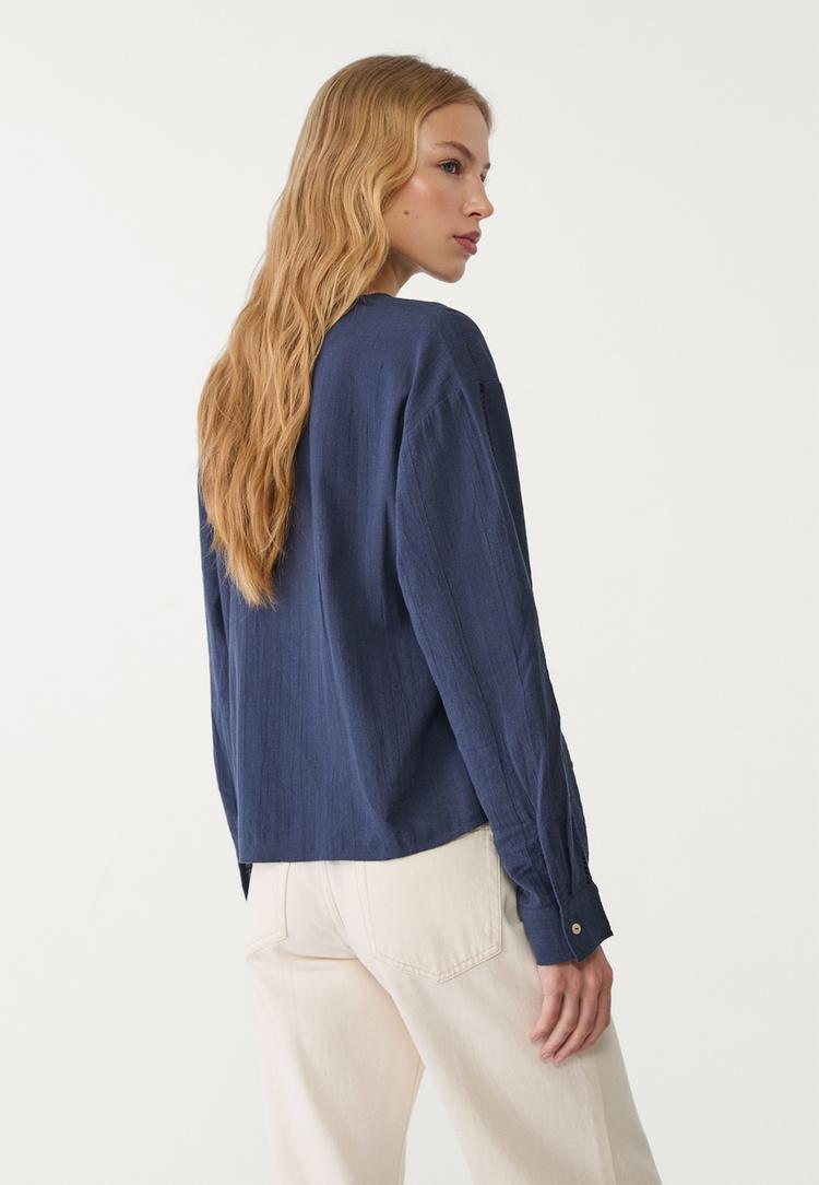 blusa fluida entredoses
