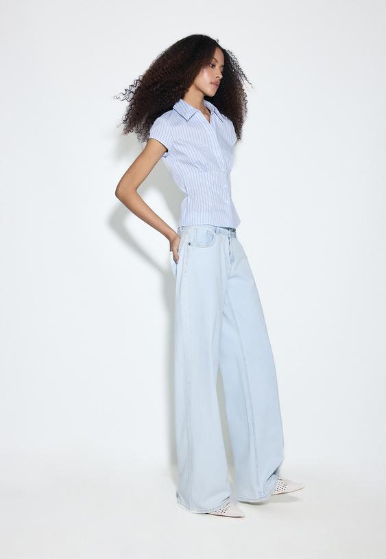 lowrise doublebutton jeans