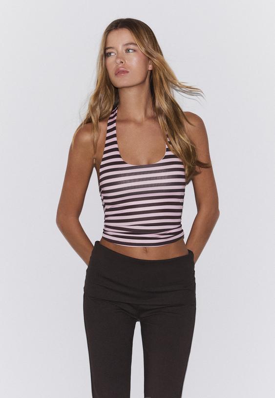 tshirt encolure americaine