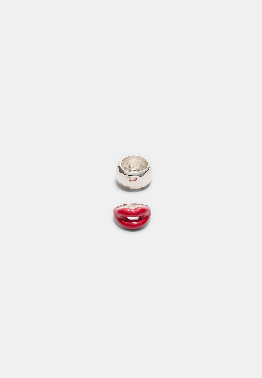 Set 2 anillos labios y disco