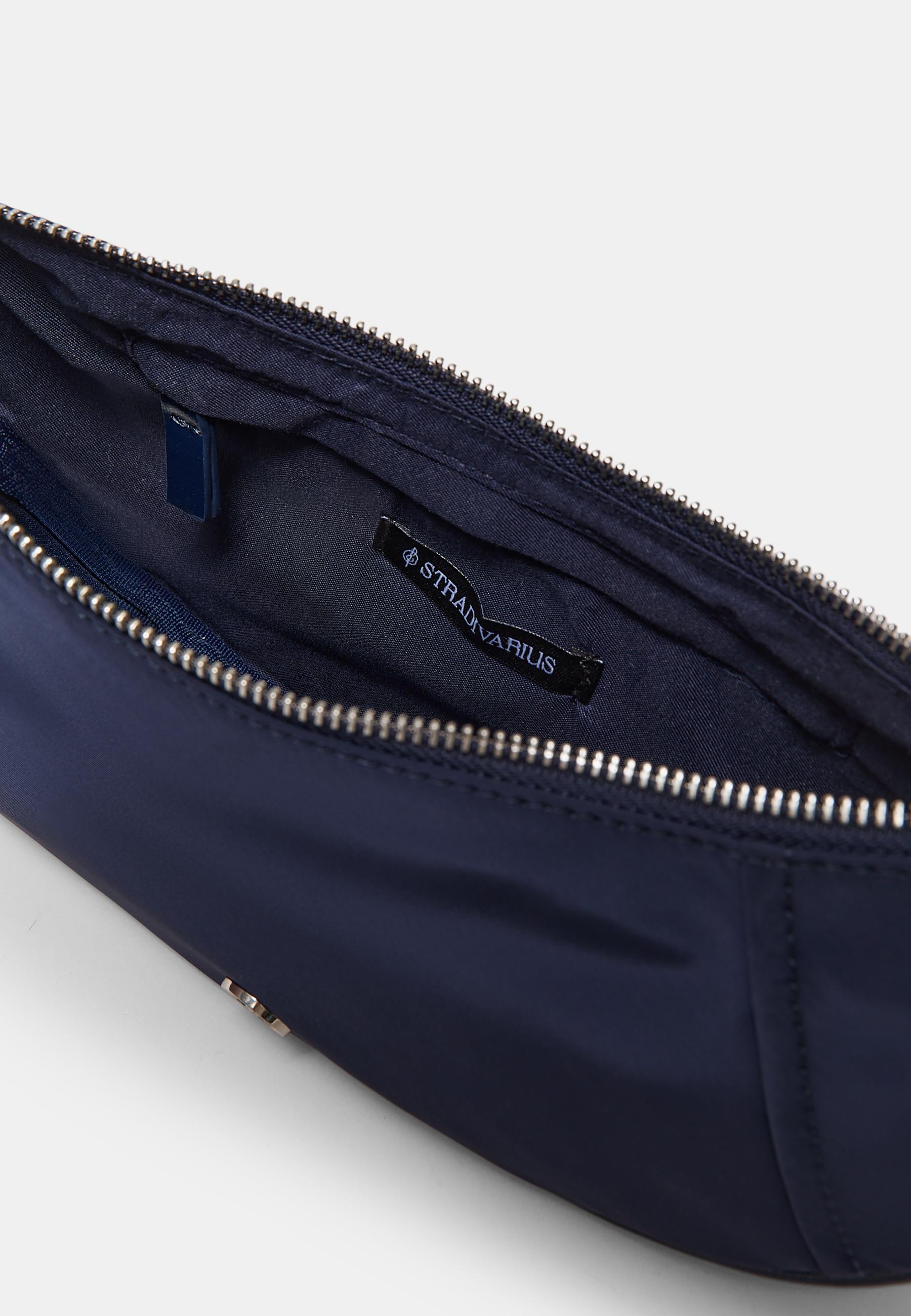 Nylon moon crossbody bag — Navy blue