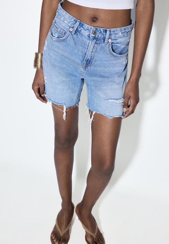 d93 short en jean longline