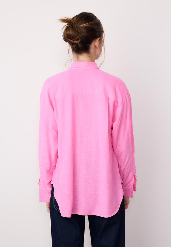 chemise fluide effet lin