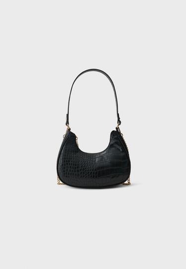Half-moon shoulder bag — Black 1