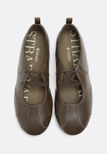 Elastic strap sneakers — KHAKI  2