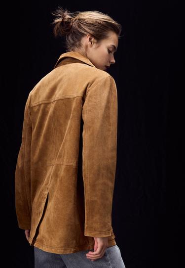 Leather pocket jacket — Brown 5