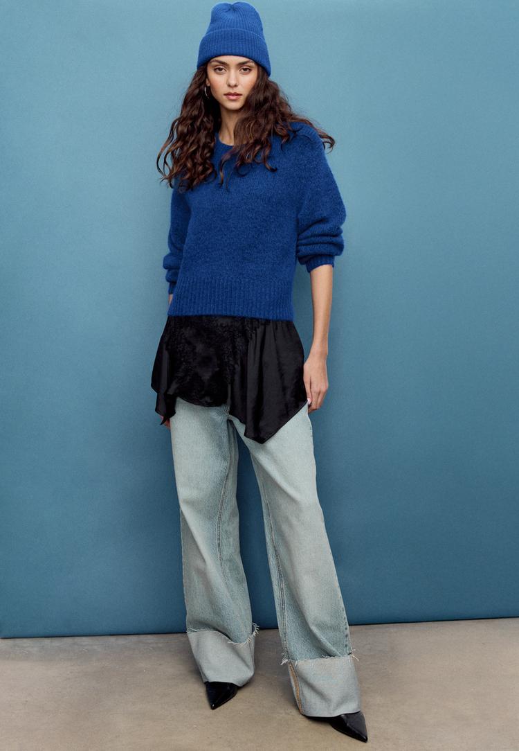 yumusak dokulu triko kazak