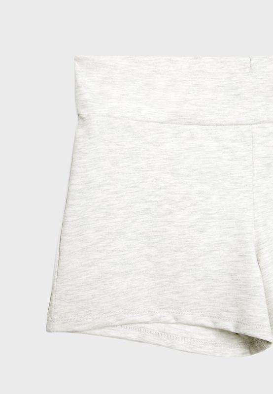 Mini shorts — Grey melange