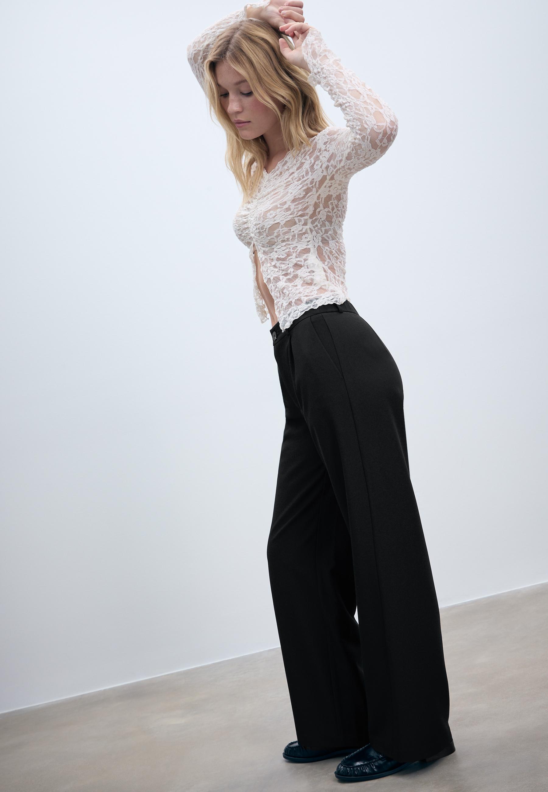 Pantalon de ville droit