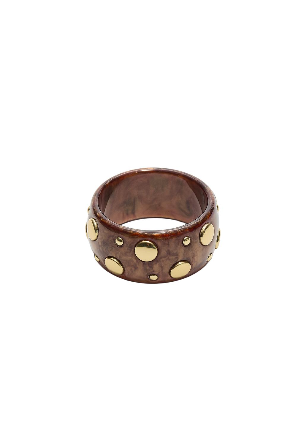 Stevige armband met studs