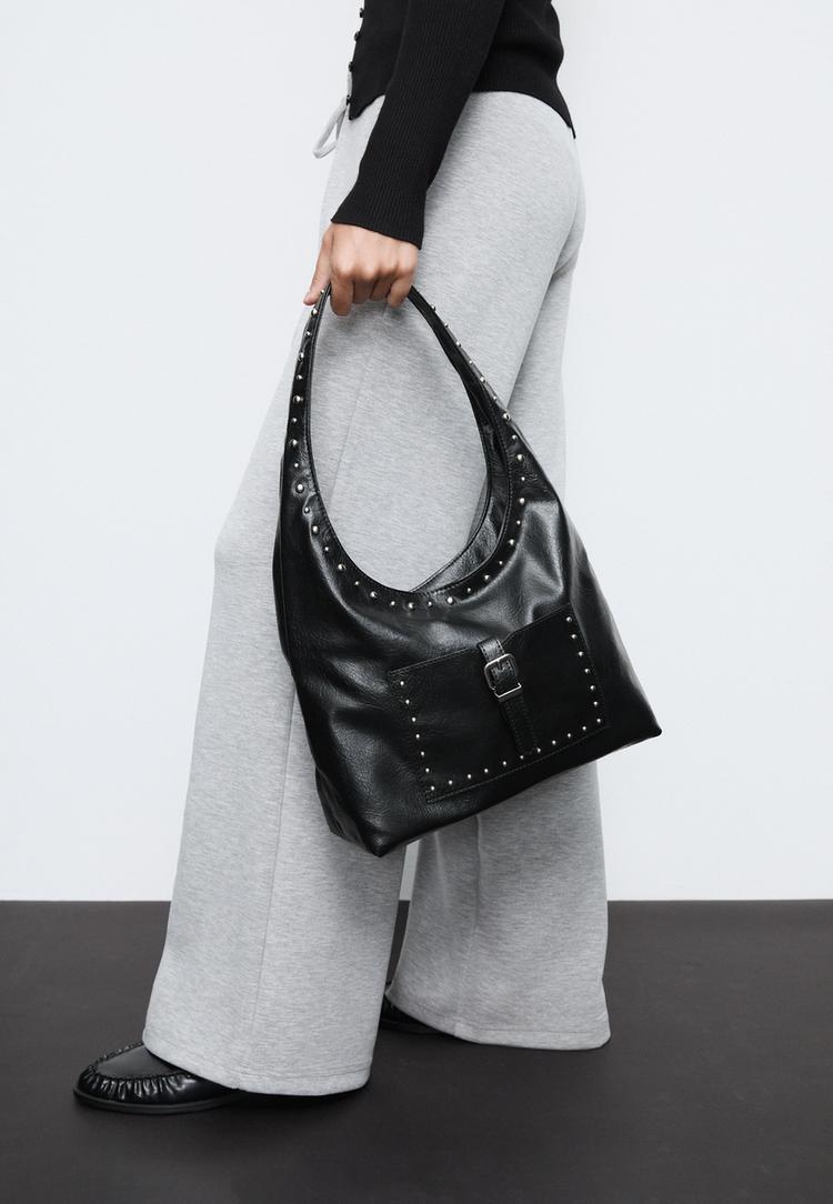 bolso hombro tachas