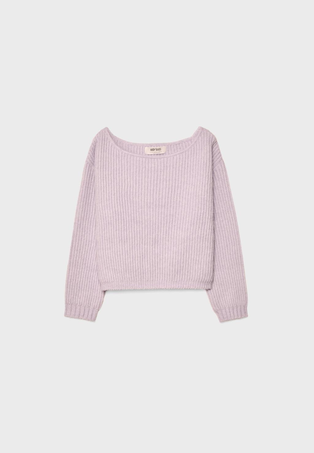 Maglia scollo a barchetta