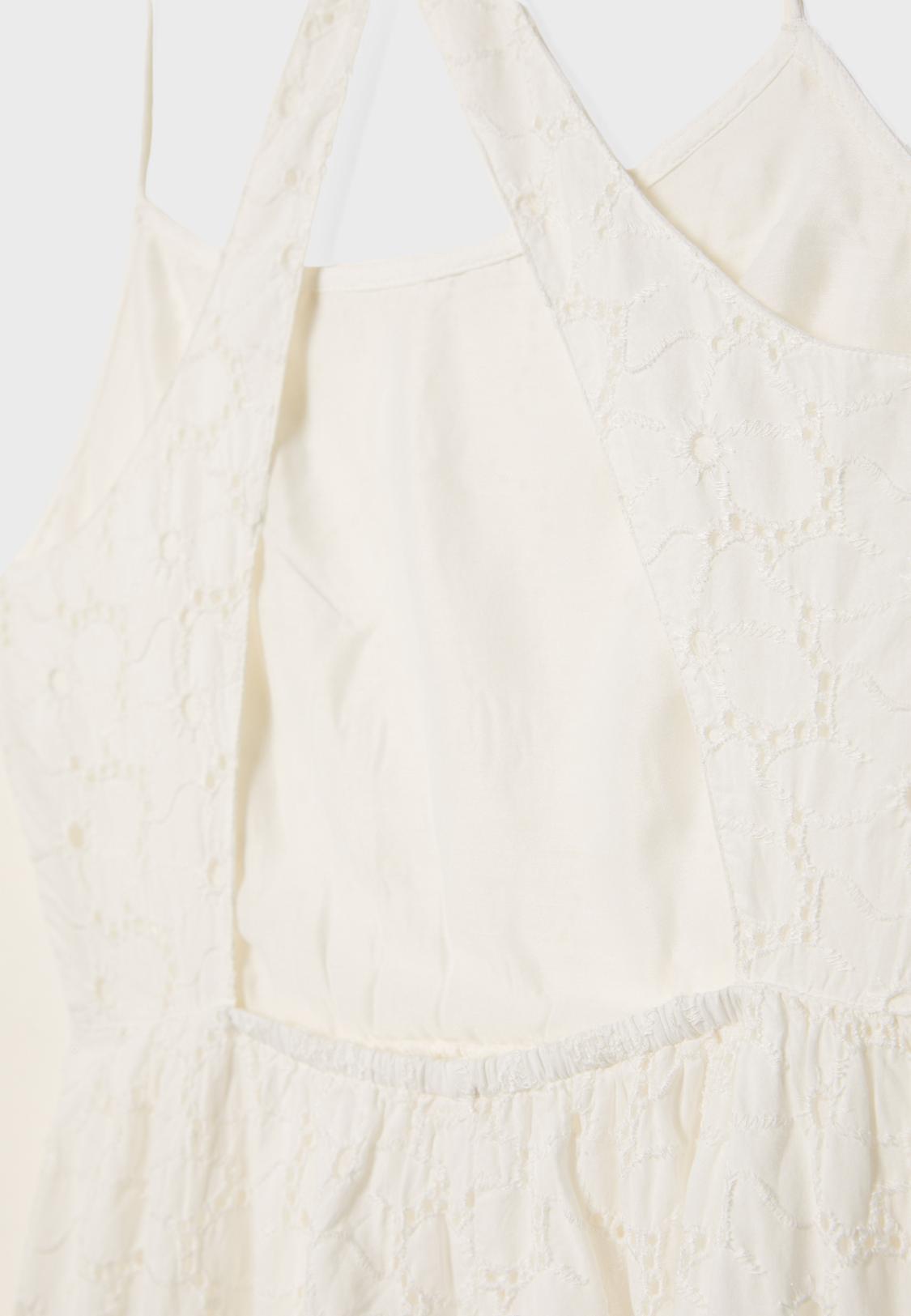 Embroidered midi dress - Women's fashion | Stradivarius Algrie