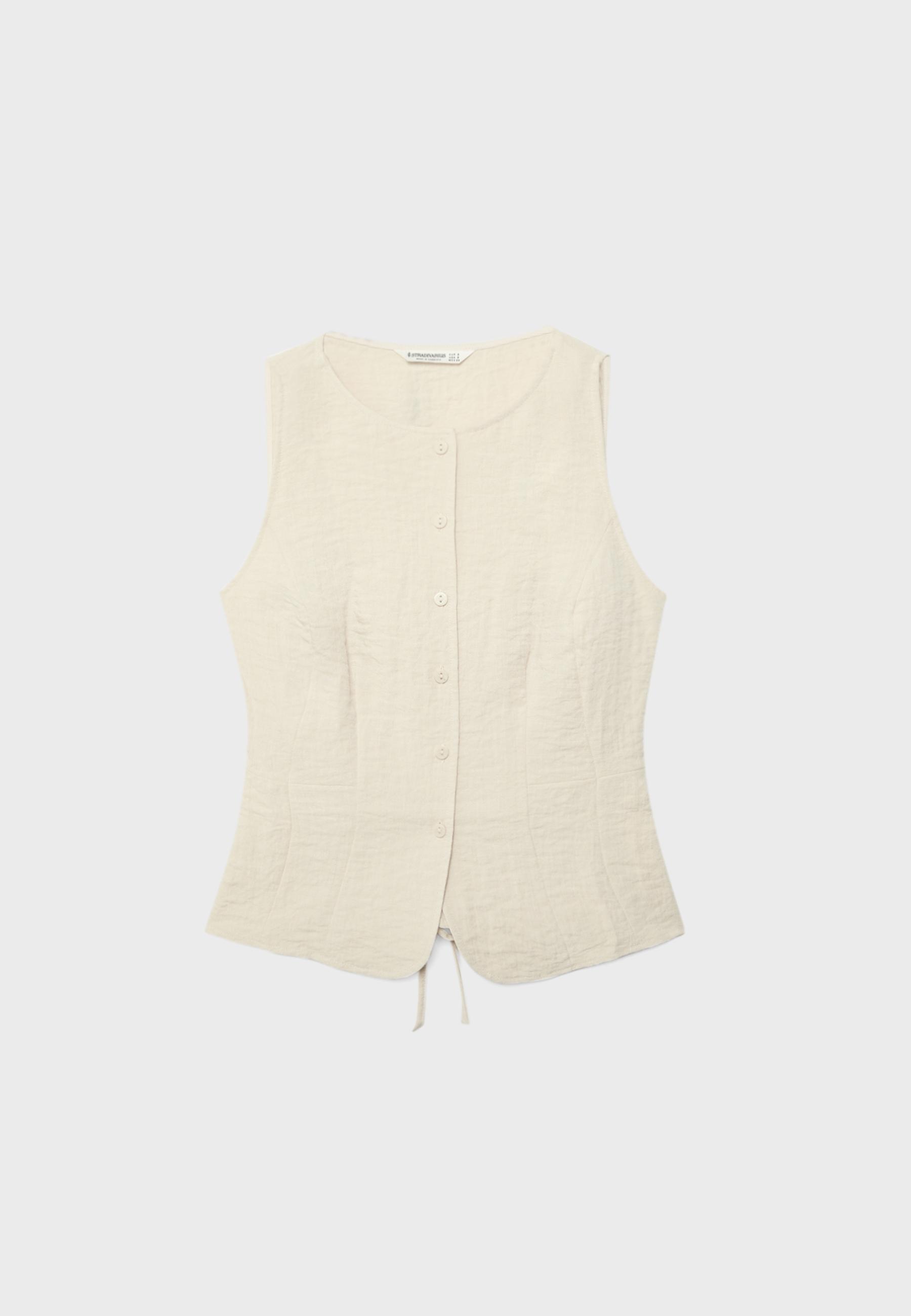 Buttoned waistcoat — Stone
