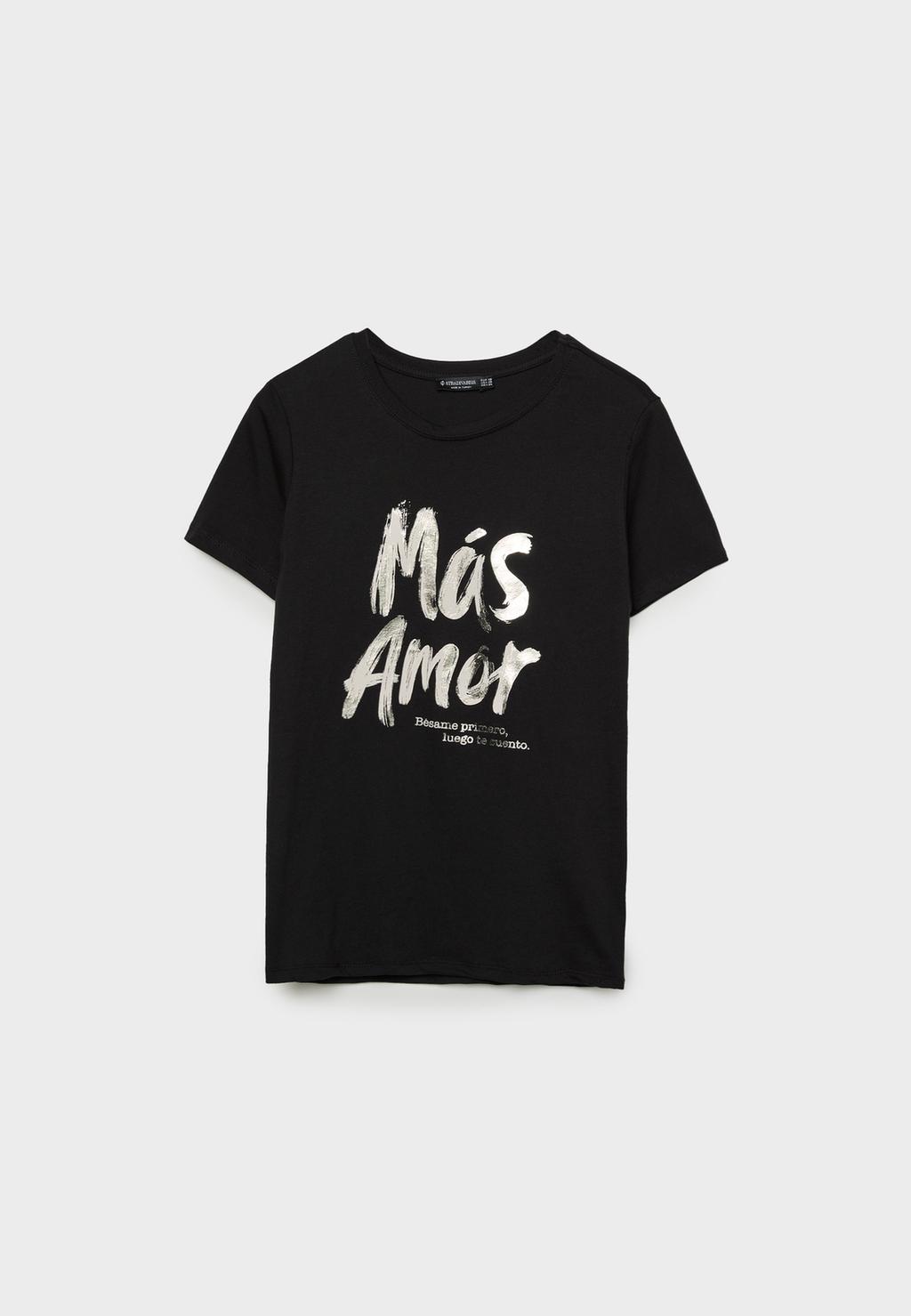 Camiseta manga corta estampado