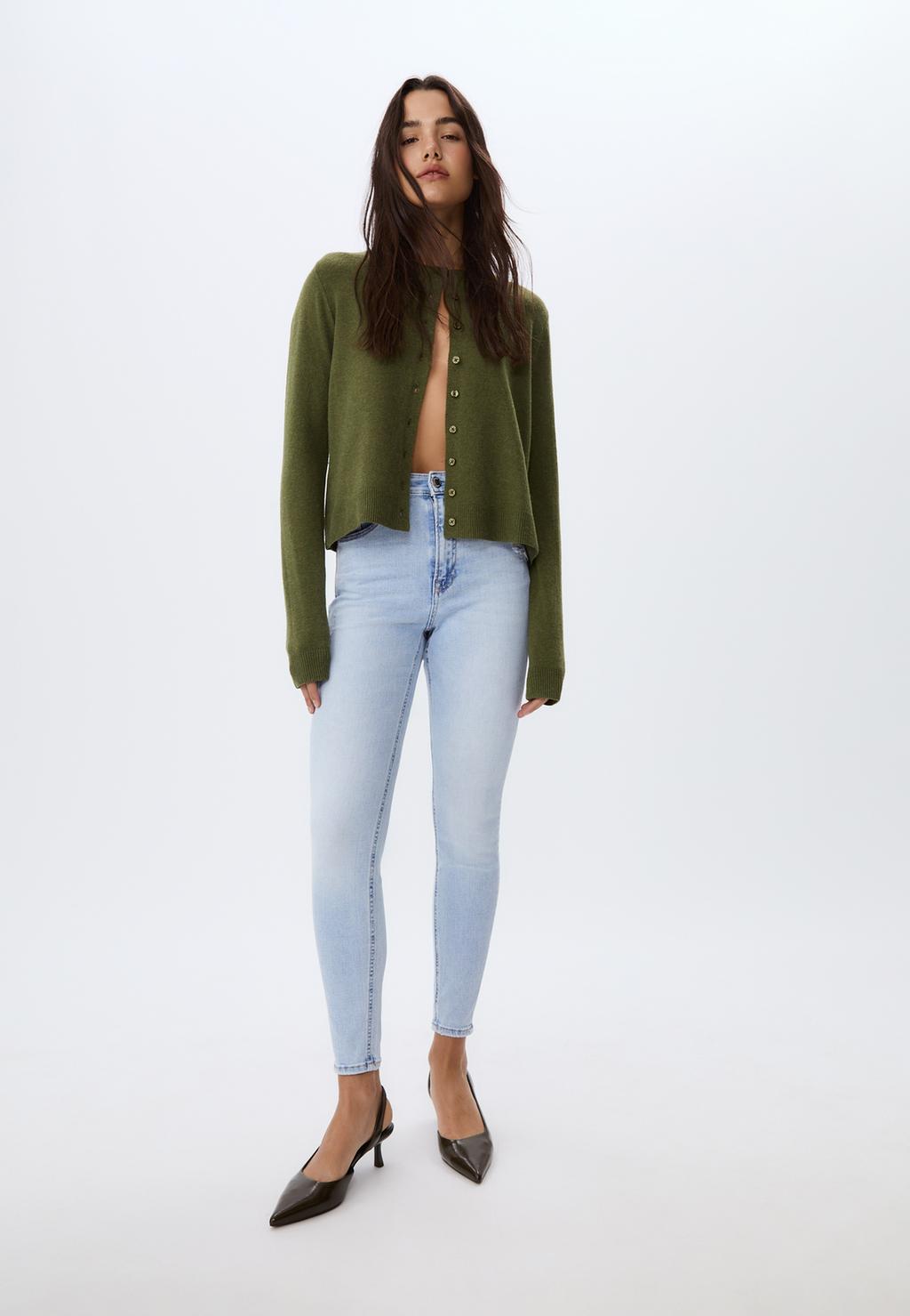 D09 Jeans skinny super high waist