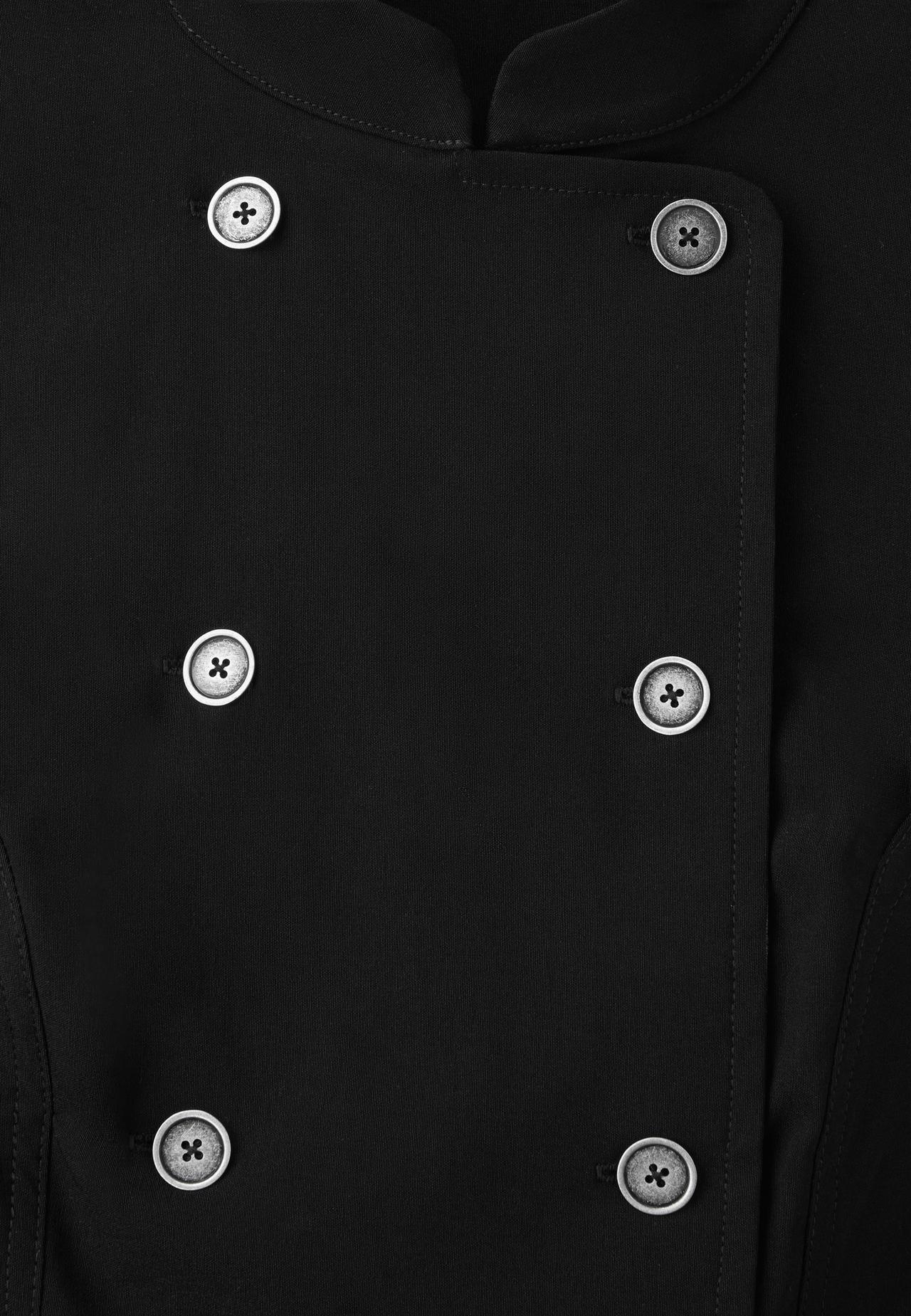 Fitted crossover shirt — Black
