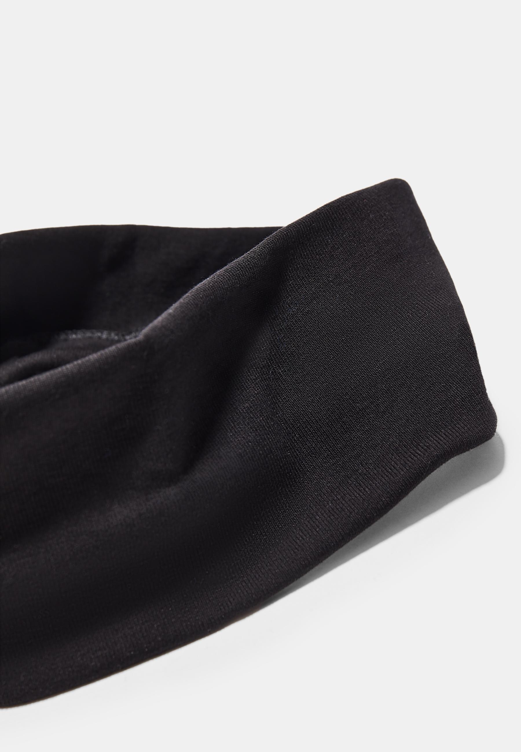 Set of 2 fur ribbons — Black