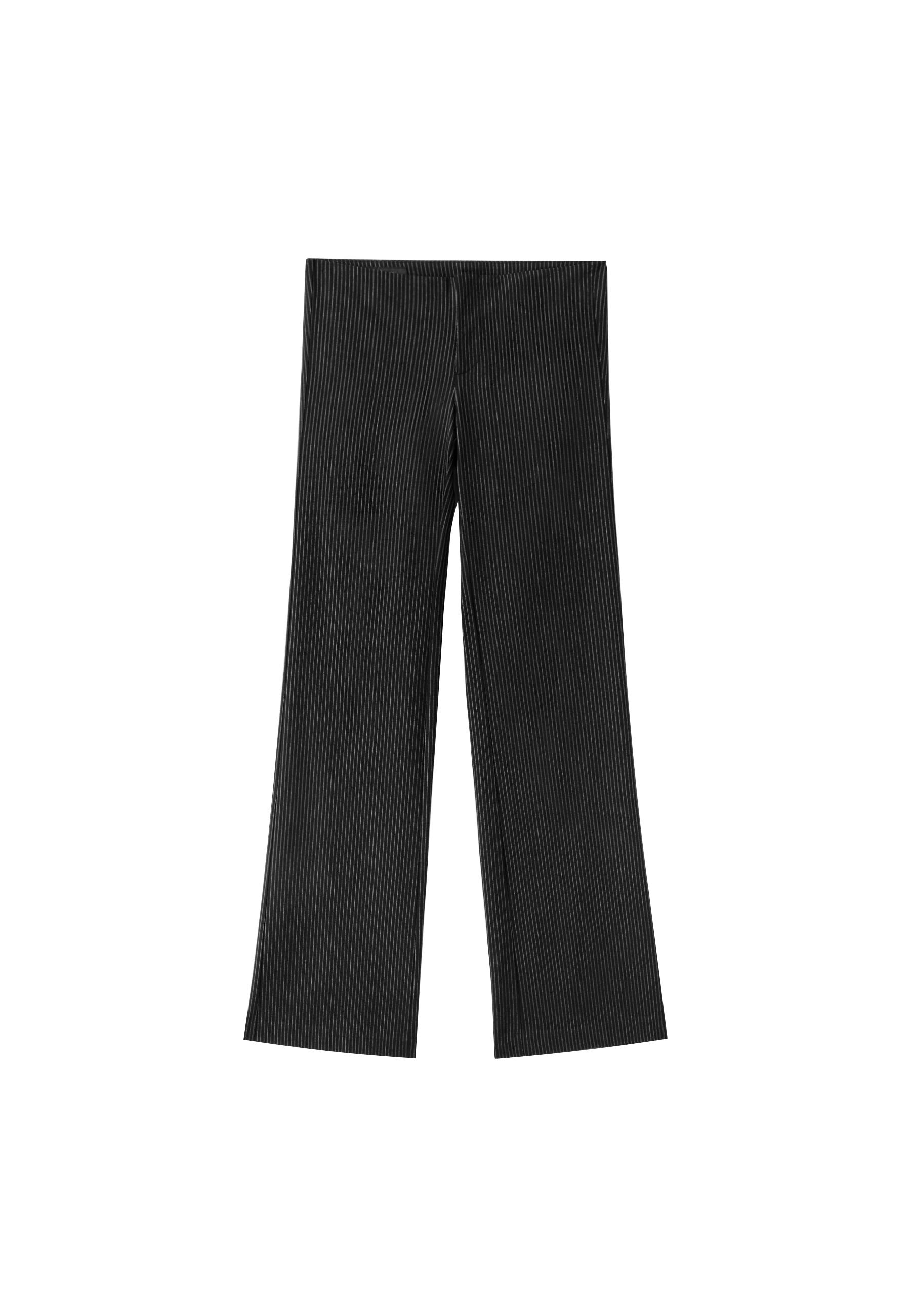 Bengaline bell bottom trousers — Black