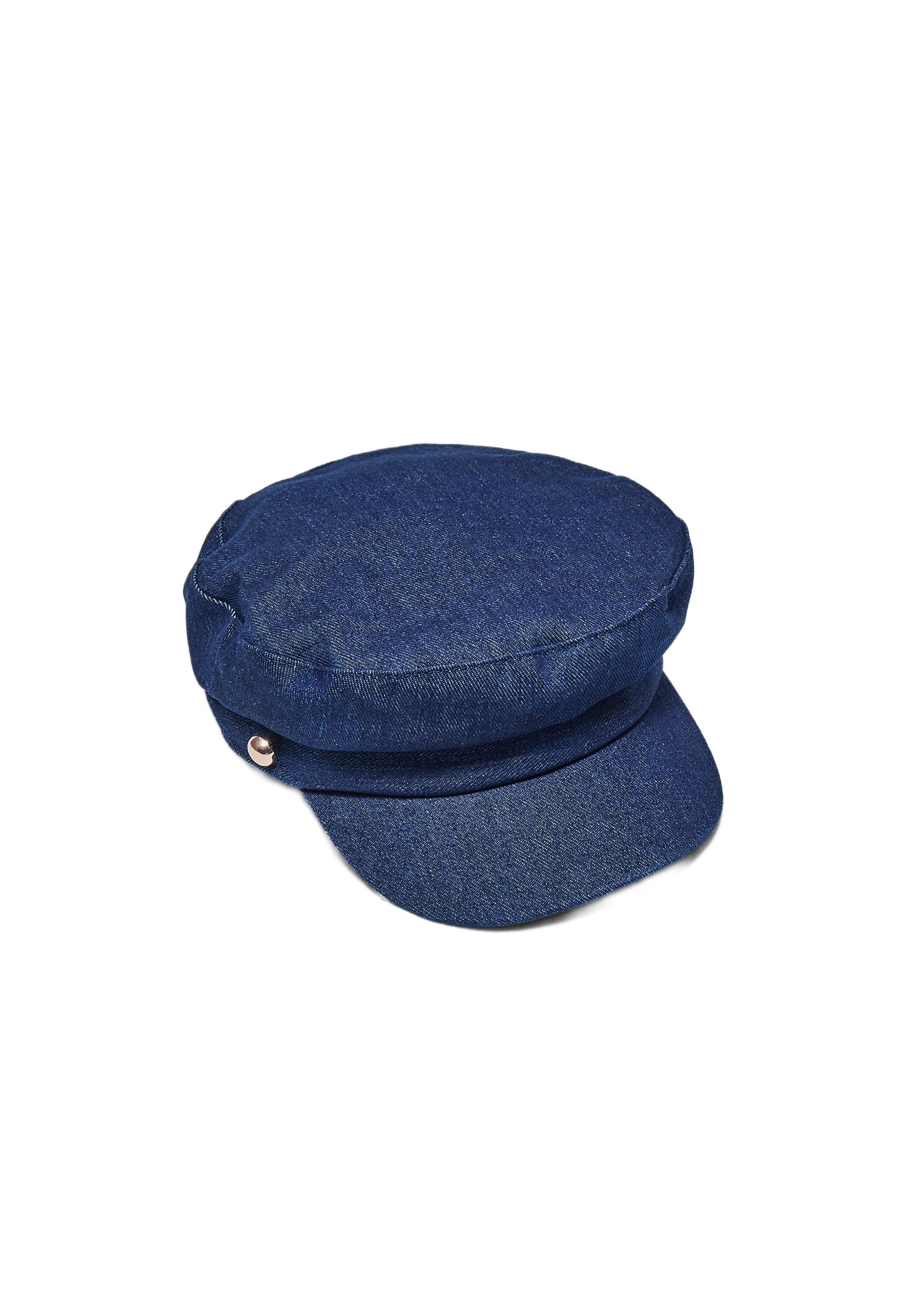 Denim sailor cap — MEDIUM BLUE DENIM