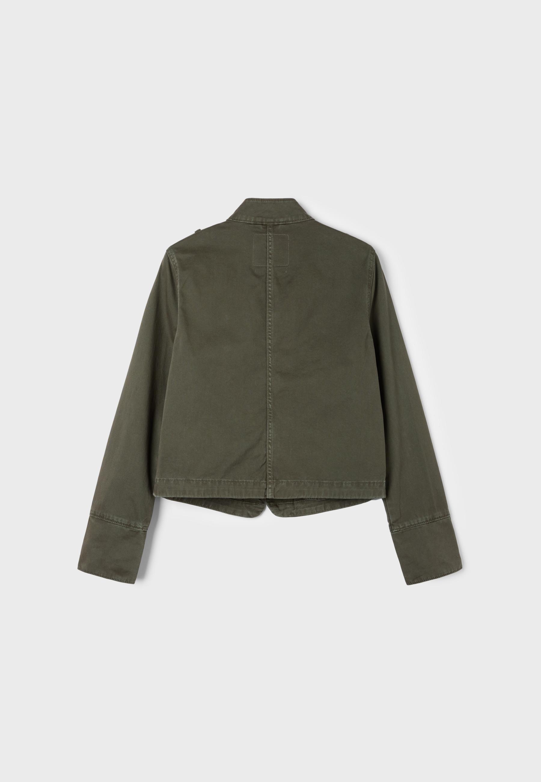 Buttoned jacket — Khaki