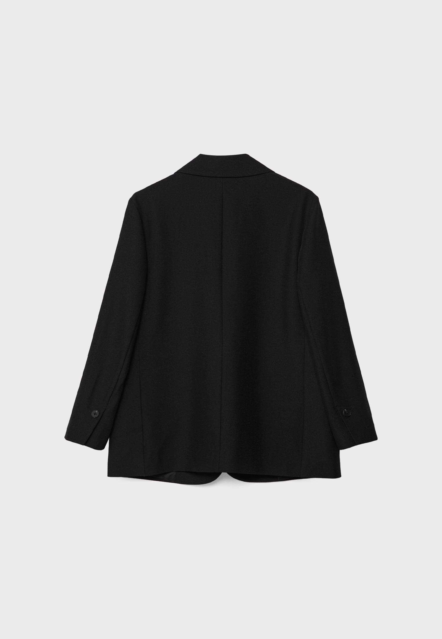 Regular fit blazer — Black