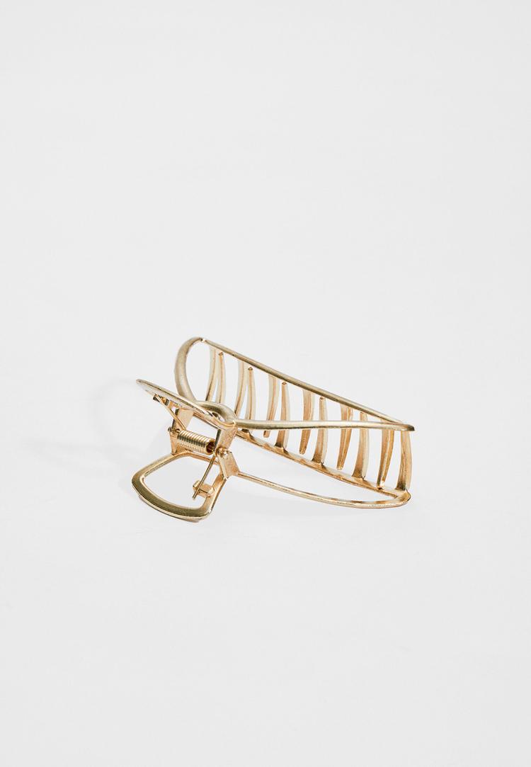 pinza de pelo metalica