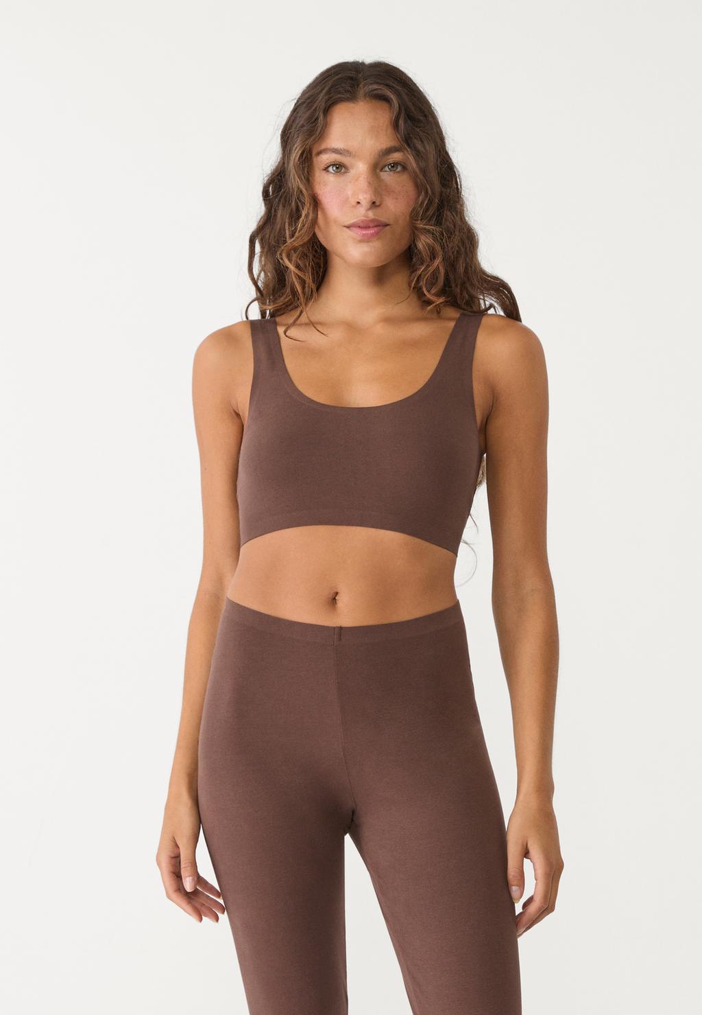 Gizli dikişli crop top