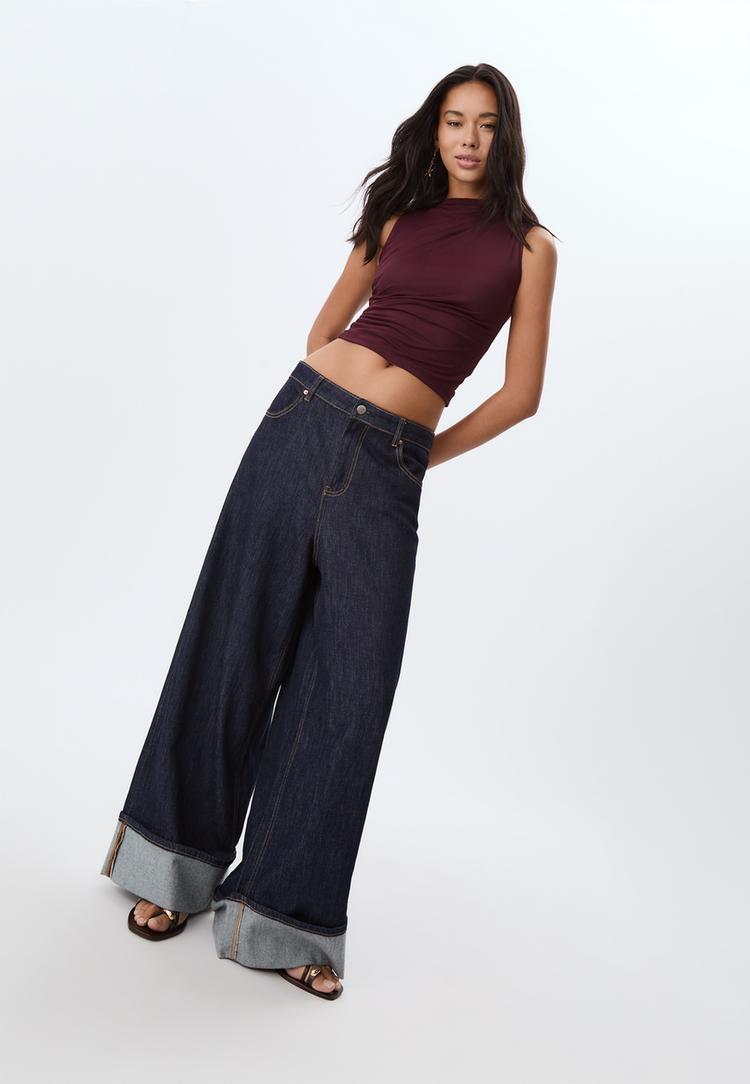 gathered tulle t shirt