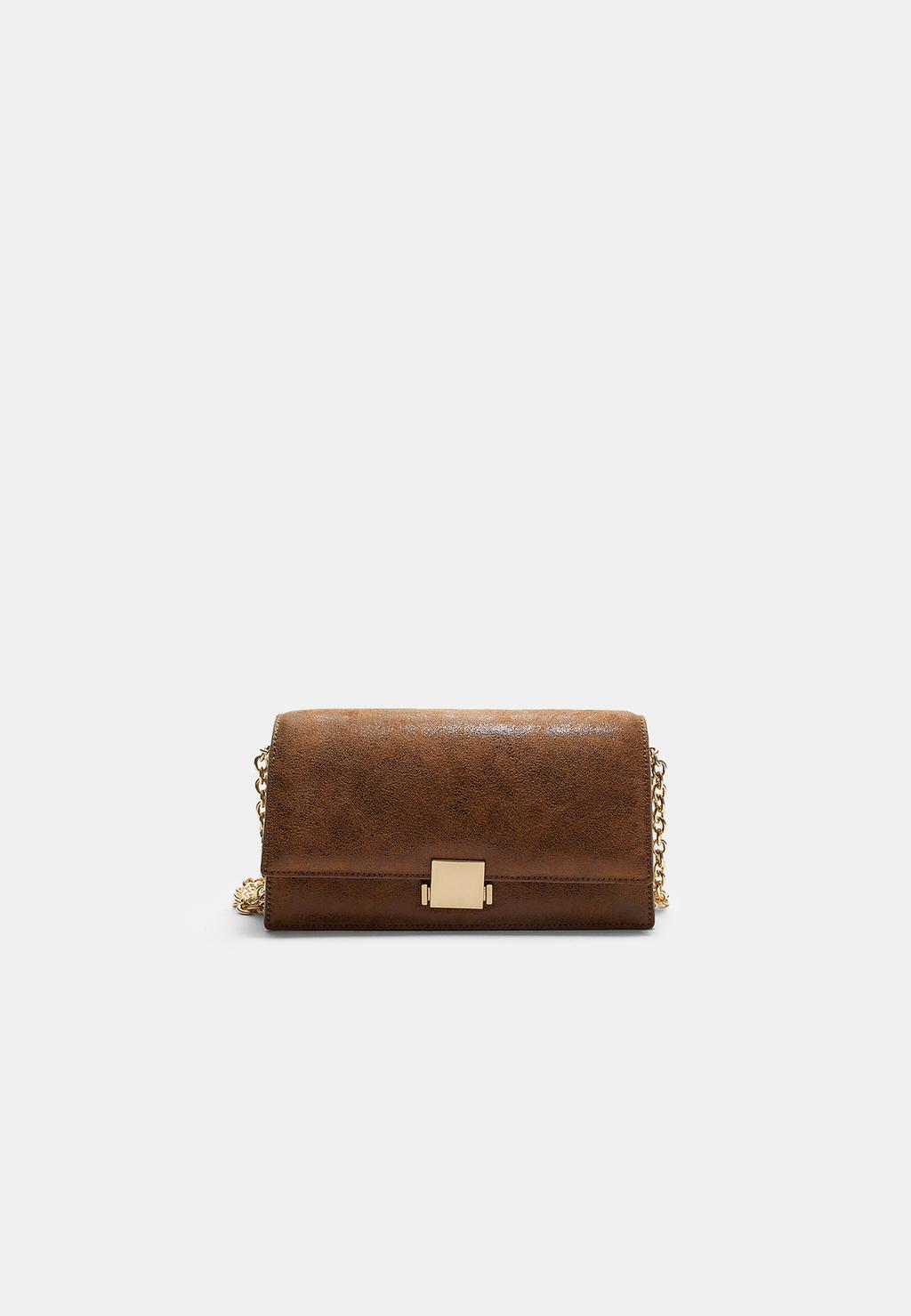 Bolso bandolera cierre metálico