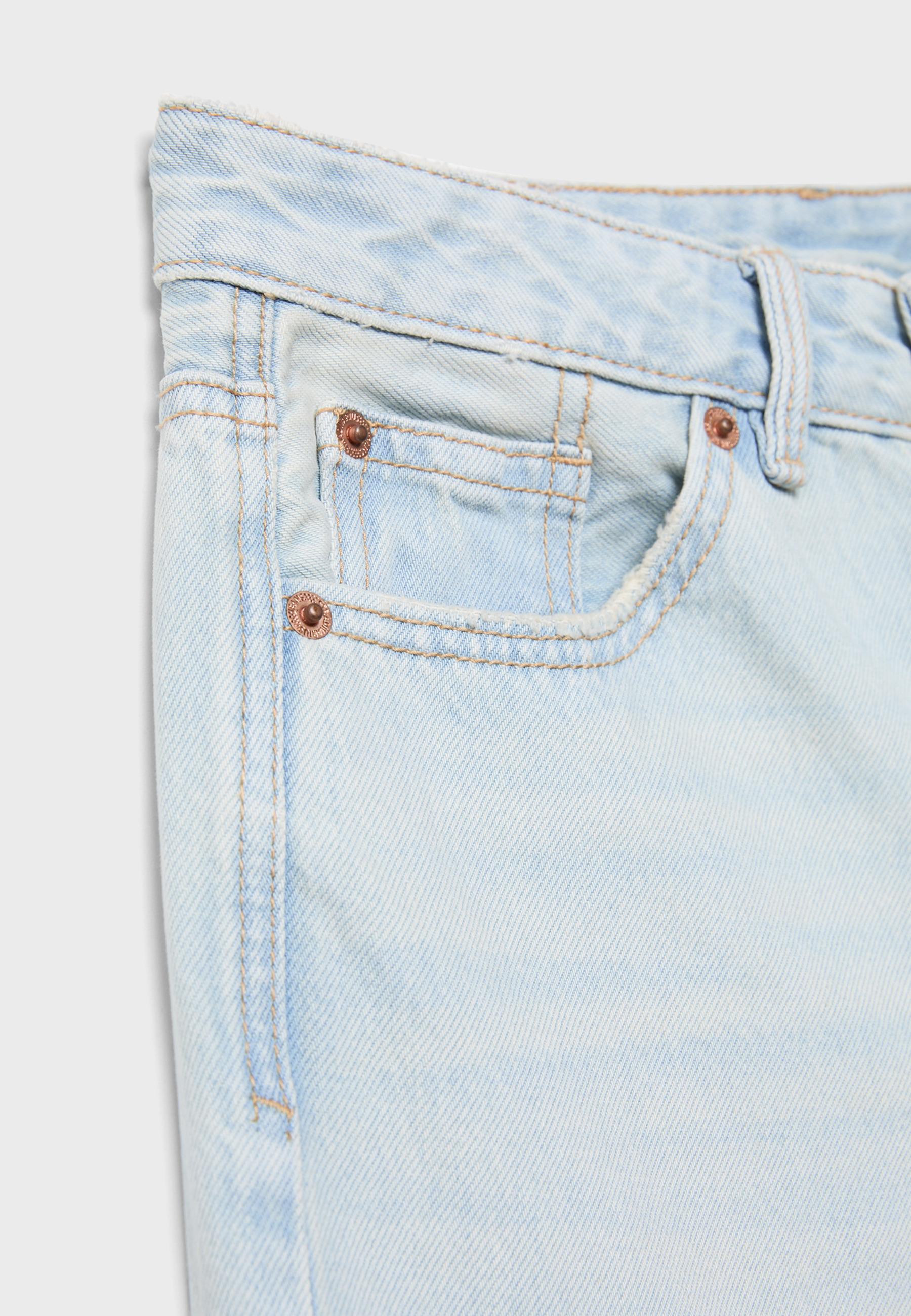D92 straight fit geniş paça jean - Görsel 9