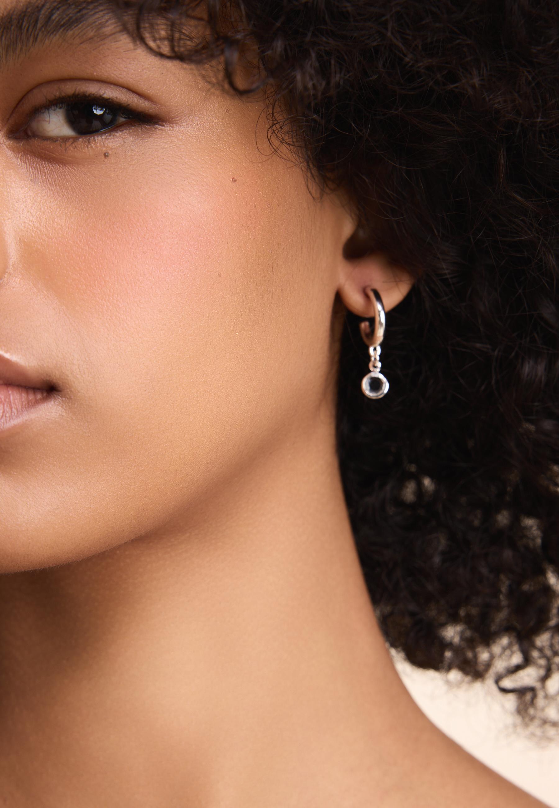 Set of 9 moon earrings — Gold