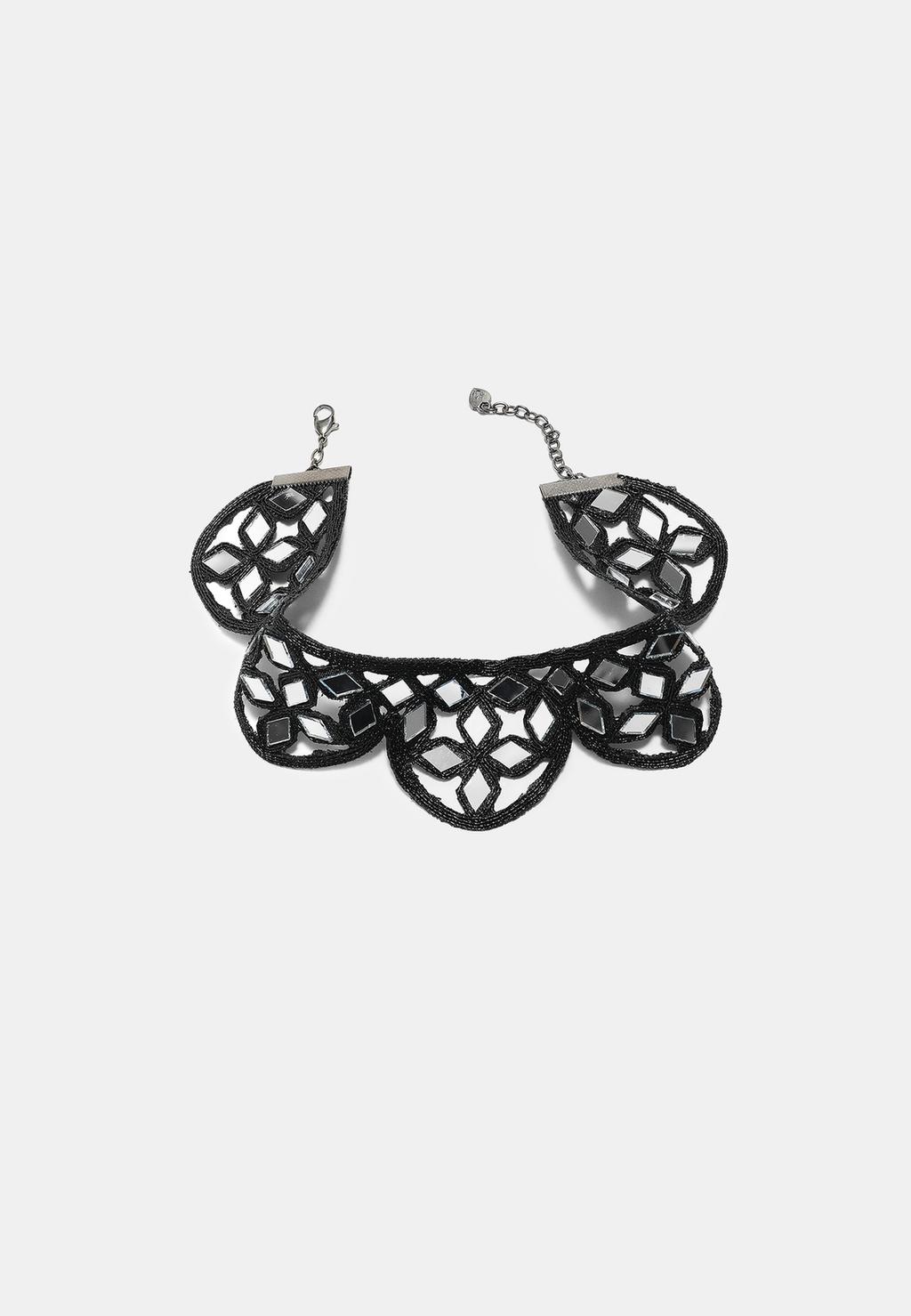 Choker-Halsband Med Vågor Och Speglar