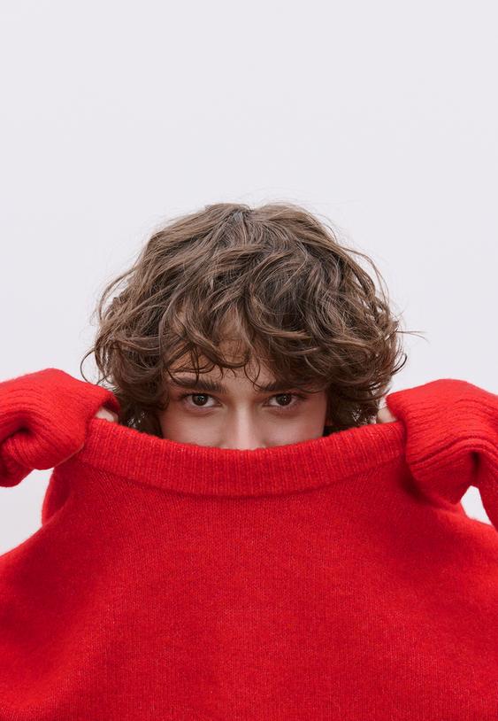 pull en maille au toucher doux