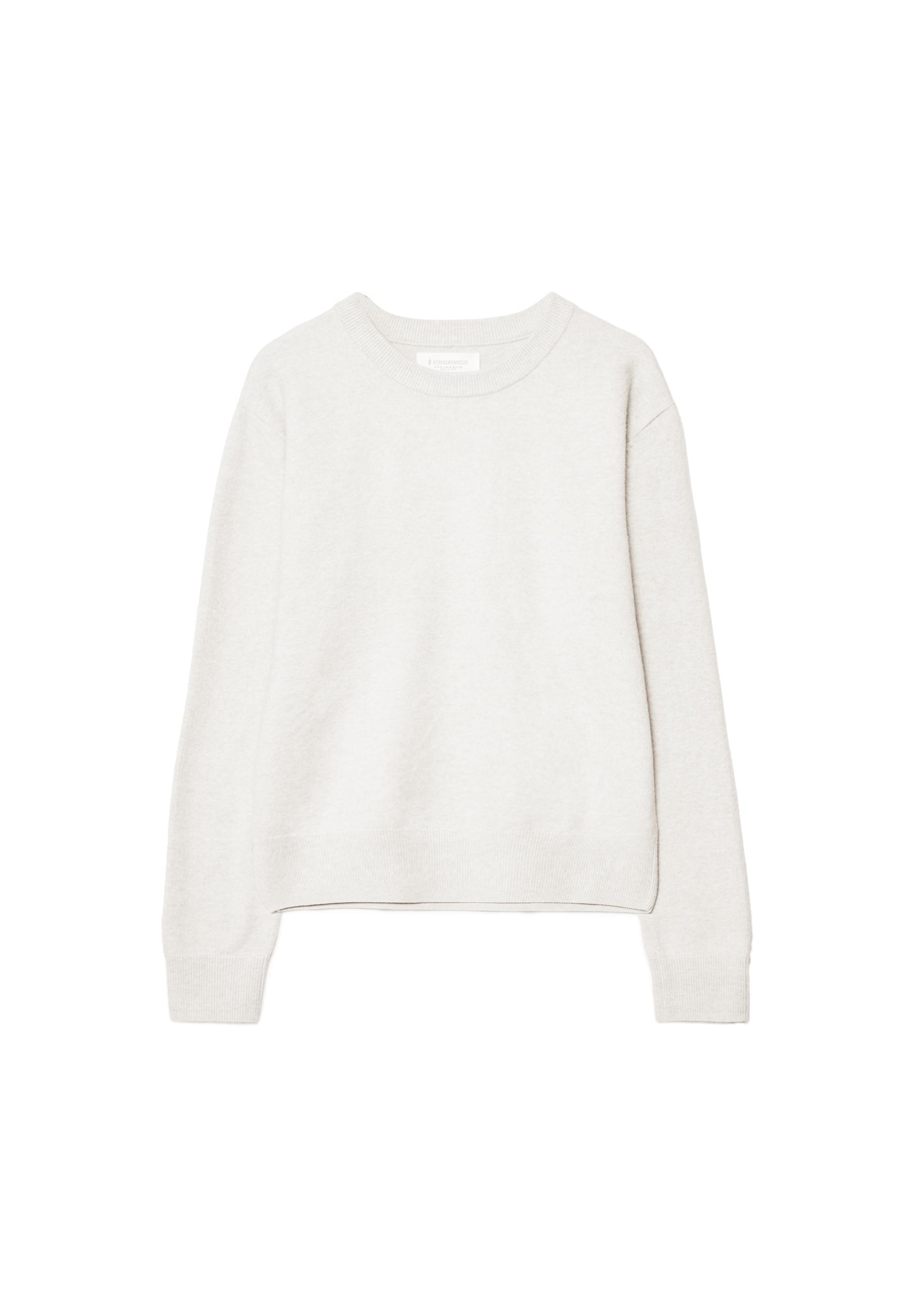 Soft-Touch Basic Knitted Jumper — Ecru