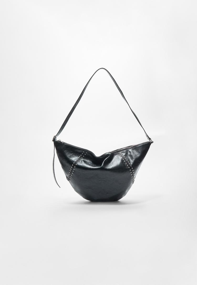 bandolera media luna soft tachas