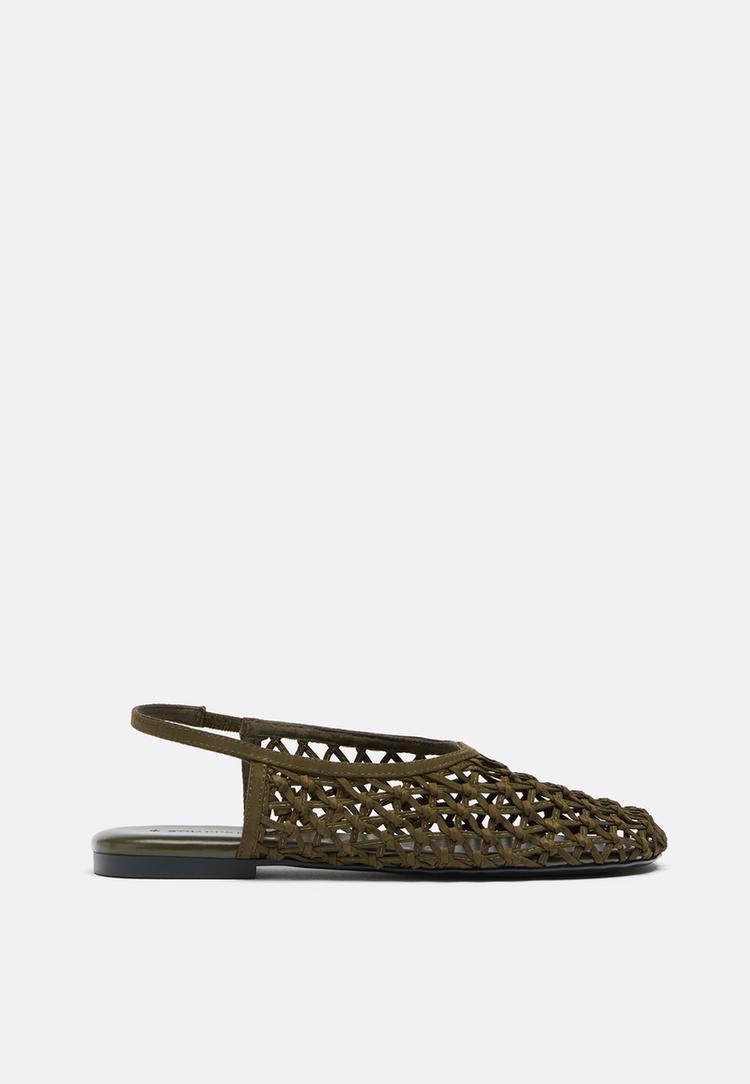 mules mesh ouvertes a larriere