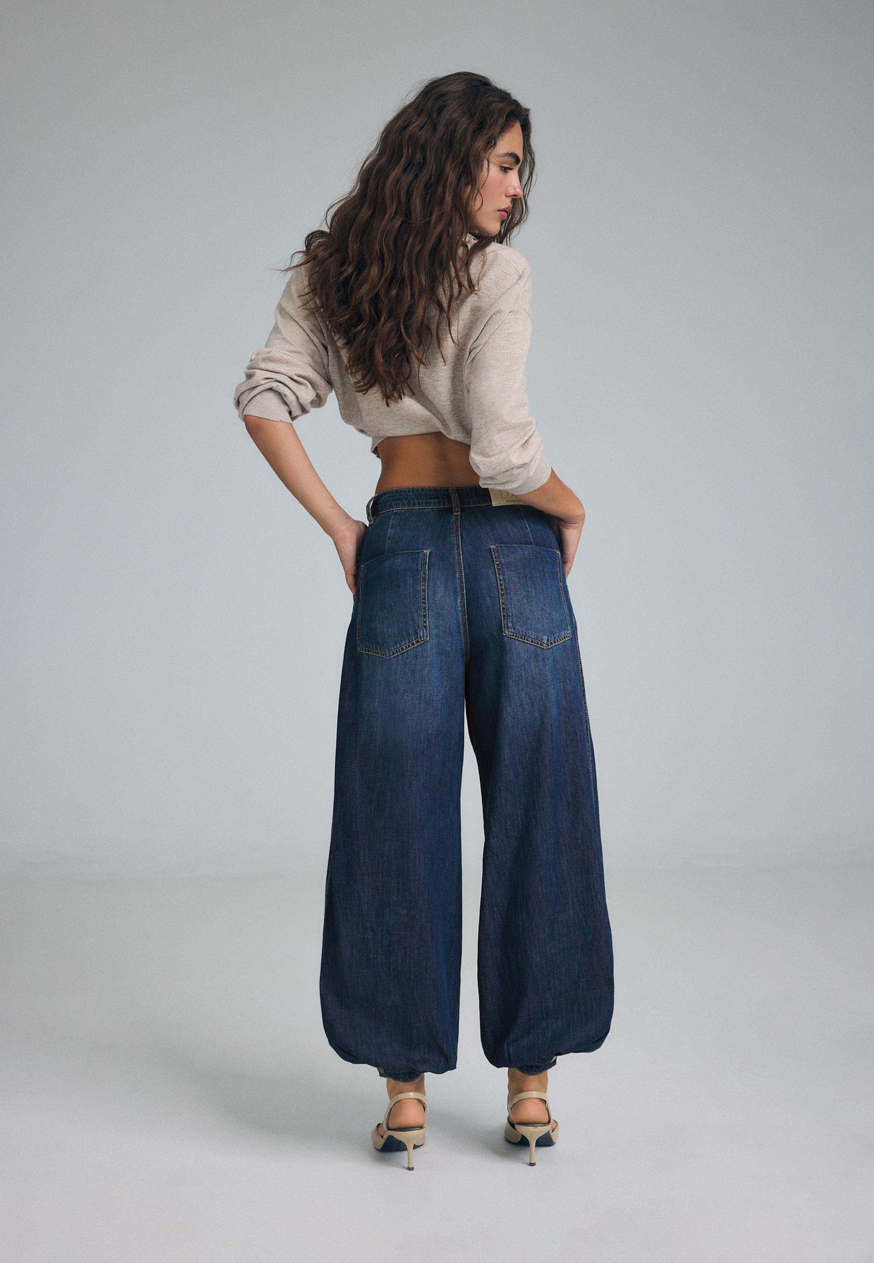 Sarouel jeans — MEDIUM DENIM WASH